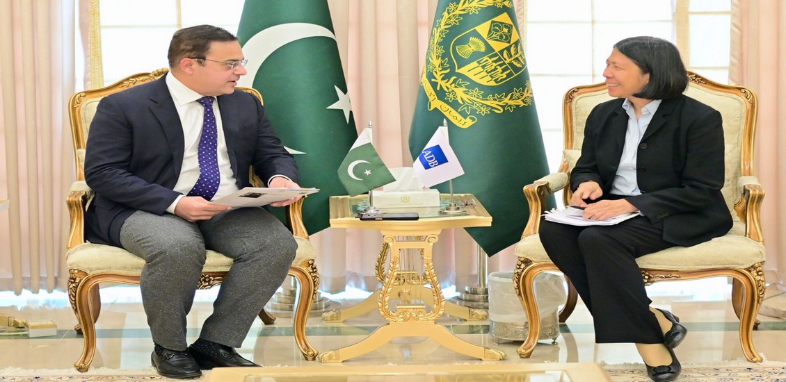 Ms. Leah Guiterrez, Director General for Central and West Asia Department of the Asian Development Bank, calls on Federal Minister for Economic Affairs, Ahad Cheema, in Islamabad on December 17, 2025