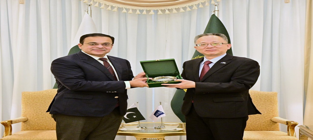 Mr. Yingming Yang, Vice President for South, Central and West Asia, Asian Development Bank (ADB), called on to the Minister for Economic Affairs Ahad Cheema during his first official visit to Pakistan.